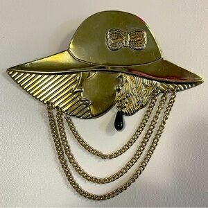 Vintage 80’s Sophisticated Lady Brooch